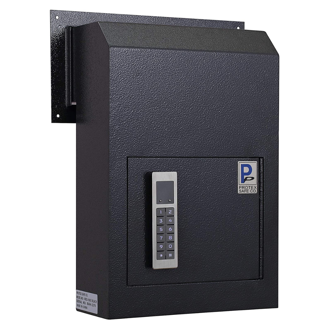 Protex Through The Door Drop Box Safe with Electronic Lock