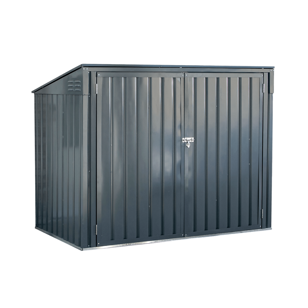 Arrow Storboss Horizontal Shed - Outdoor Storage Shed with Hydraulic Lid Lift